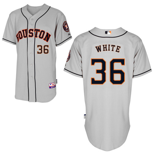 Alex White #36 MLB Jersey-Houston Astros Men's Authentic Road Gray Cool Base Baseball Jersey
